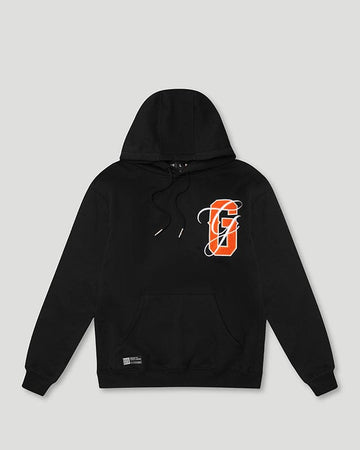Geedup PFK Script Hoodie 'Black/Orange'